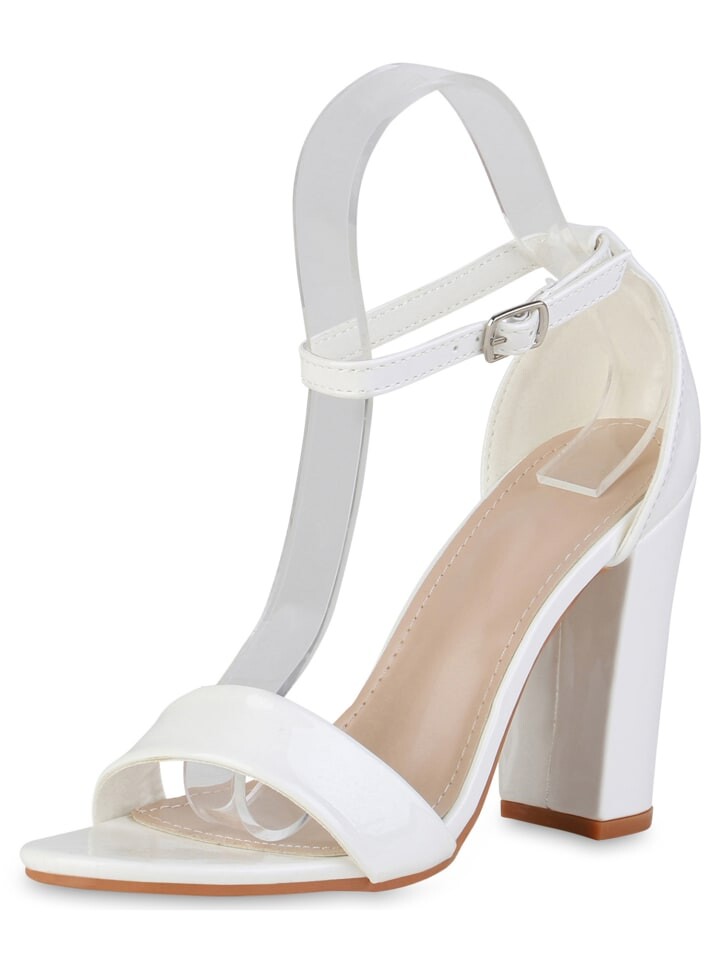 

Сандалии на плоской подошве VAN HILL High Heels Chloe, цвет weiss lack