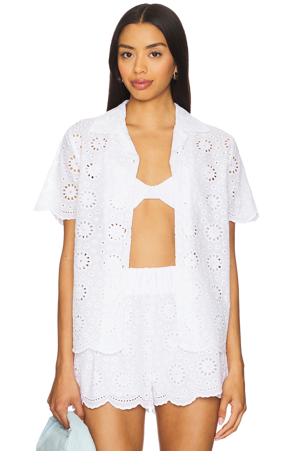

Топ Lexie Beach Riot, white magnolia eyelet