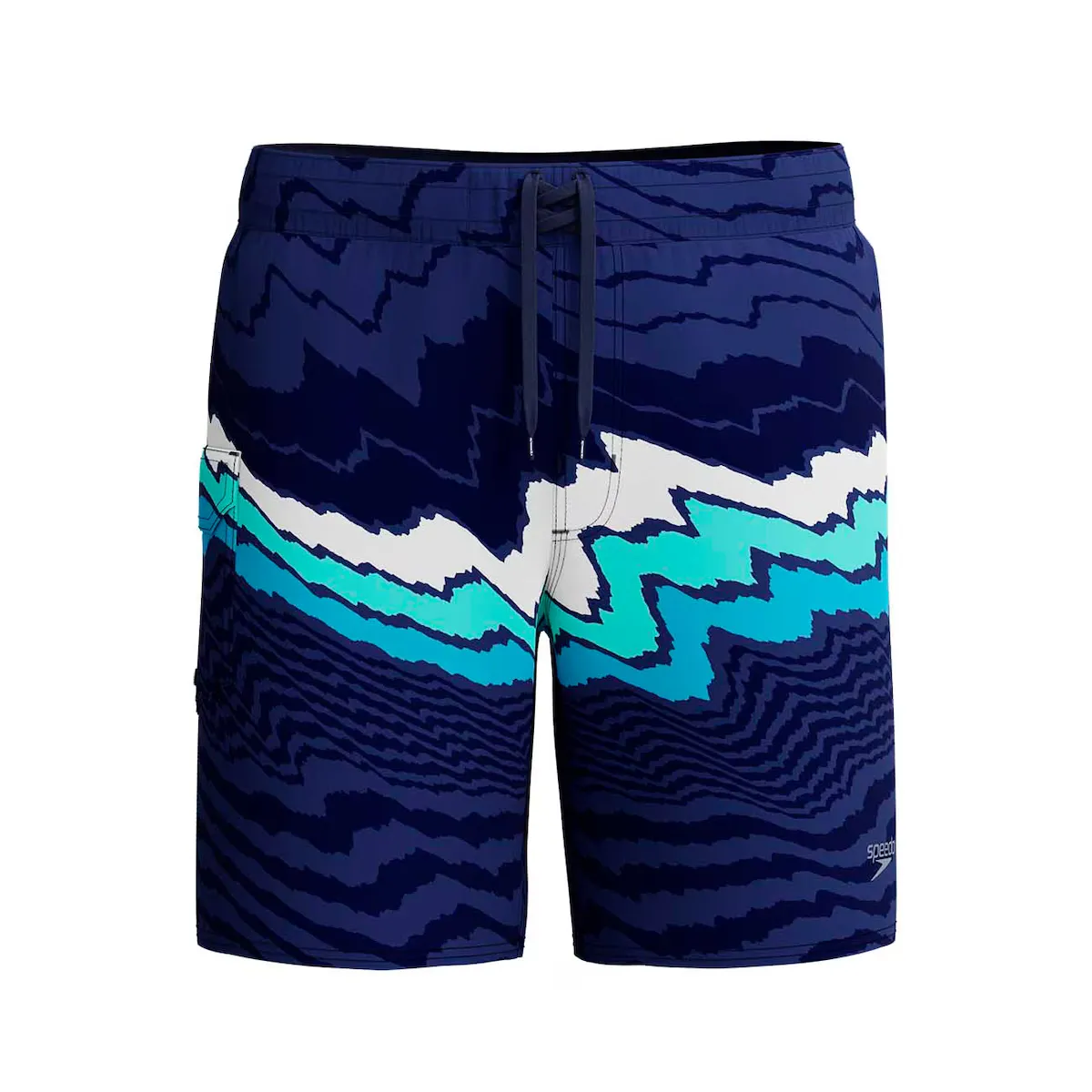 

Бермуды мужские The Lookout Boardshort 18" Print Speedo, синий