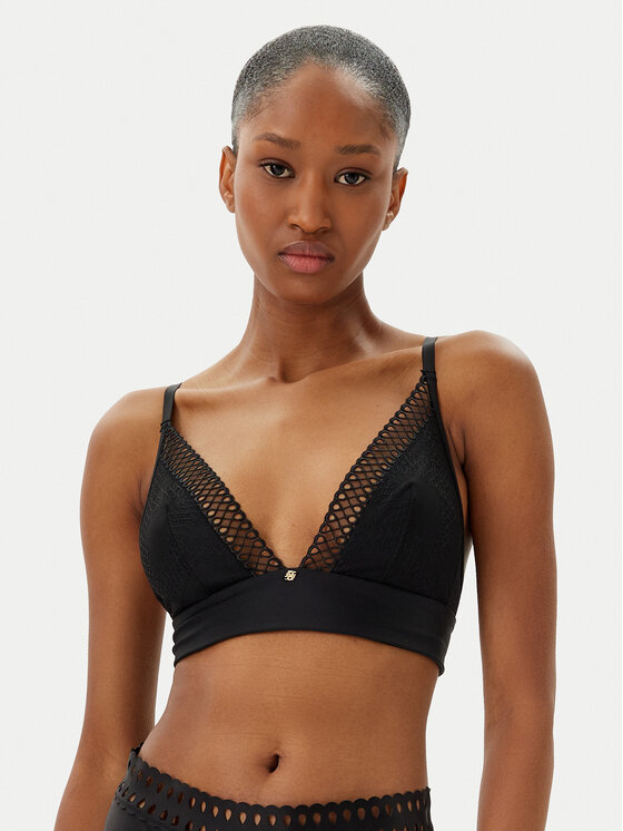

Бюстгальтер-Бралетт Eyelet 50540428 Boss, черный