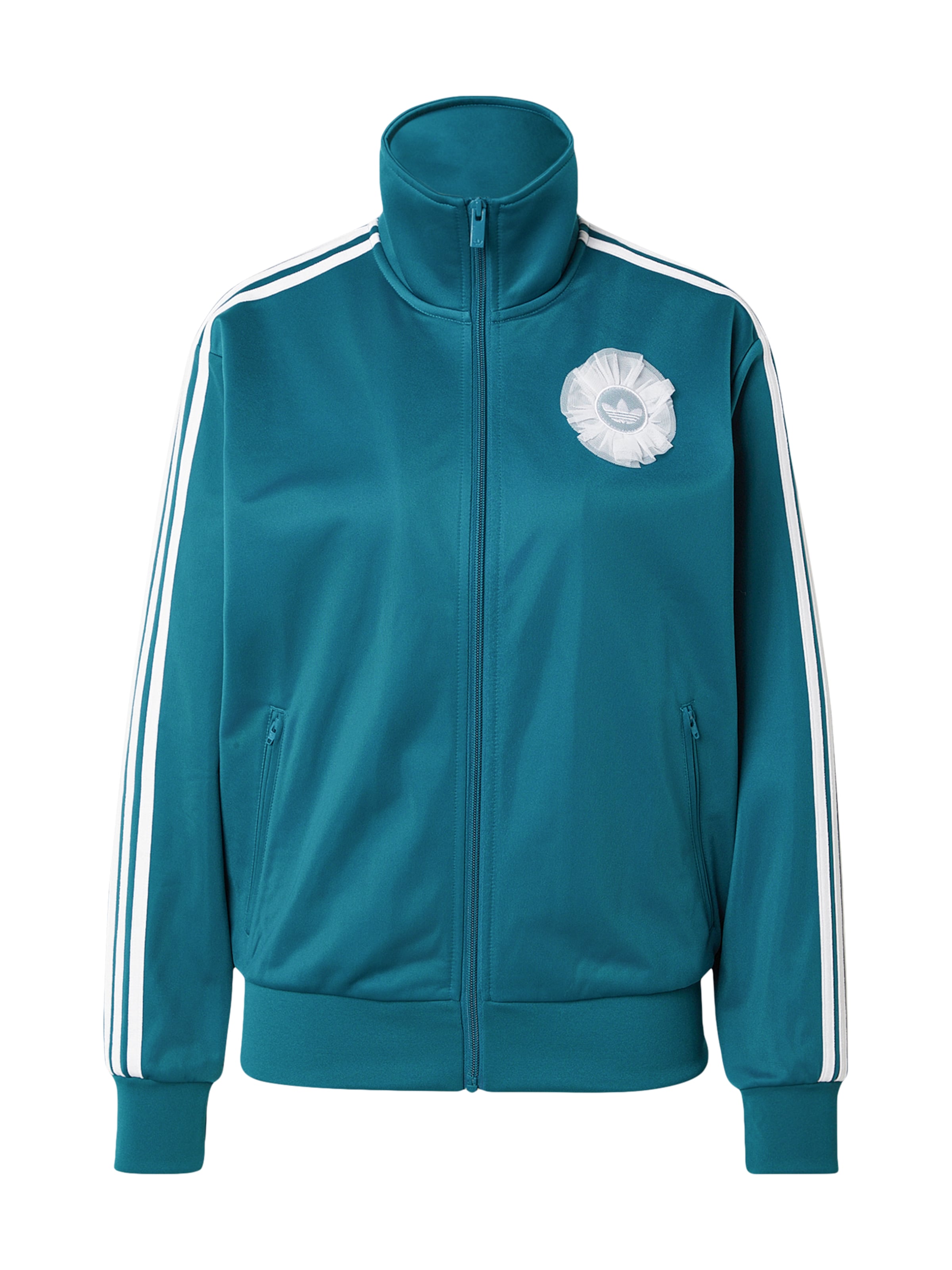 

Adidas Originals Худи на молнии в цвете petrol