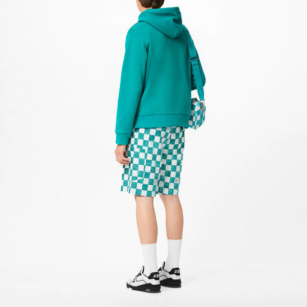 Толстовка men's fw21 embroidered iconic green Louis Vuitton, зеленый — фото 3
