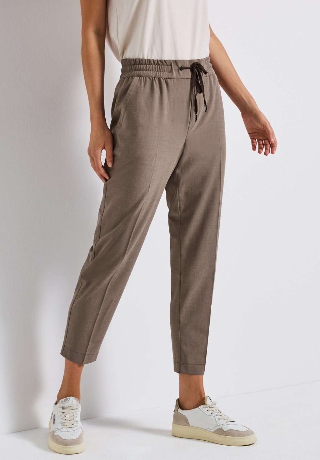

Брюки LEICHTE JACQUARD Street One, цвет Braun