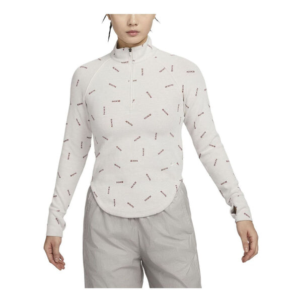 

Футболка sportswear collection 'beige' Nike, бежевый