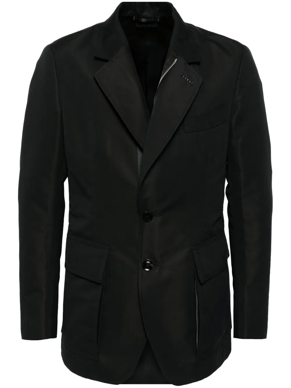 

Однобортный пиджак TOM FORD, черный
