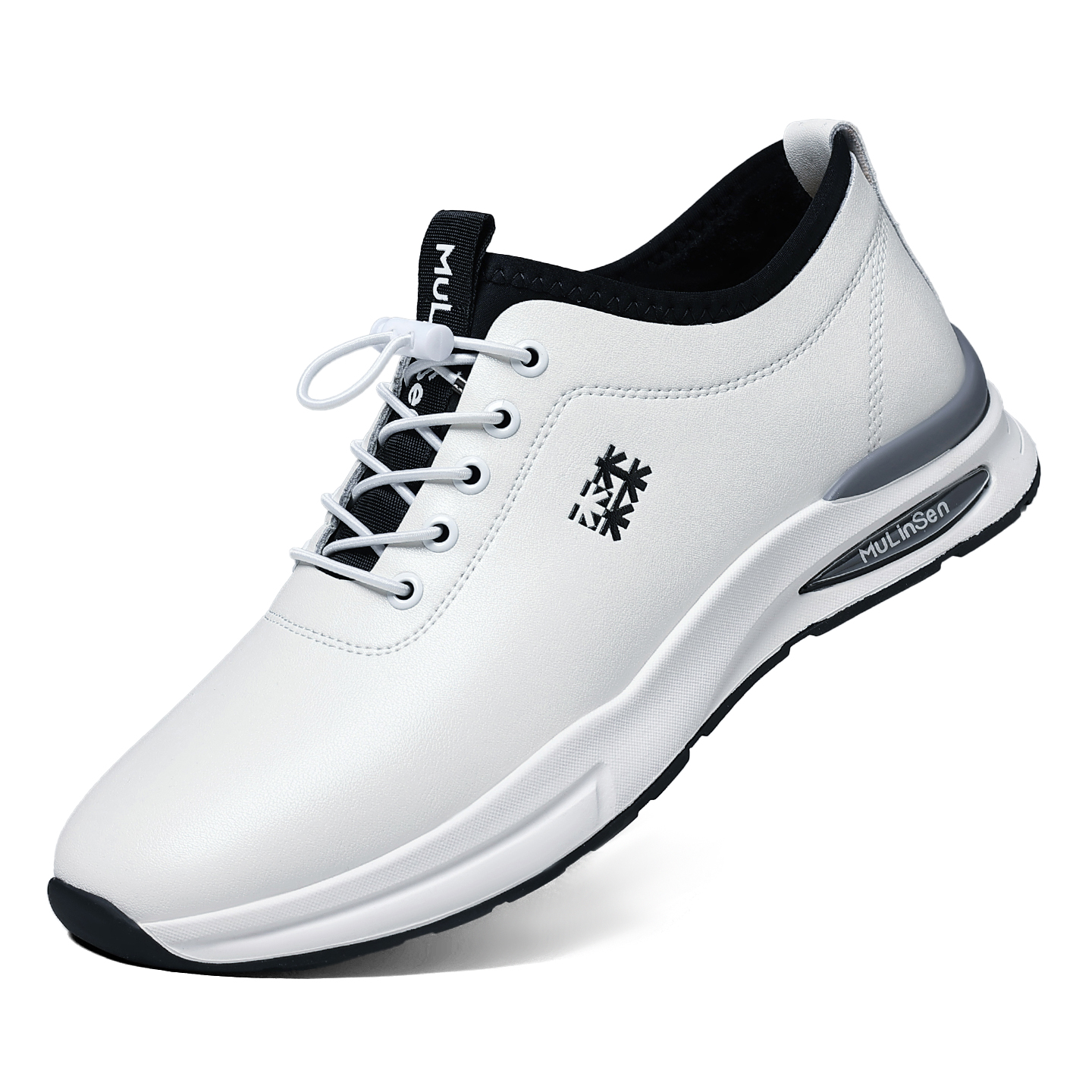 

Мужские повседневные кроссовки Cushioning Balance с устойчивостью к скольжению и истиранию Mulinsen, белый (fleece-lined)