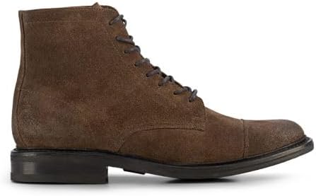 

Мужские кожаные туфли Frye Seth с закрытой шнуровкой и носком, премиальная кожа, классический стиль, долговечное исполнение, универсальный комфорт, темно-коричневый