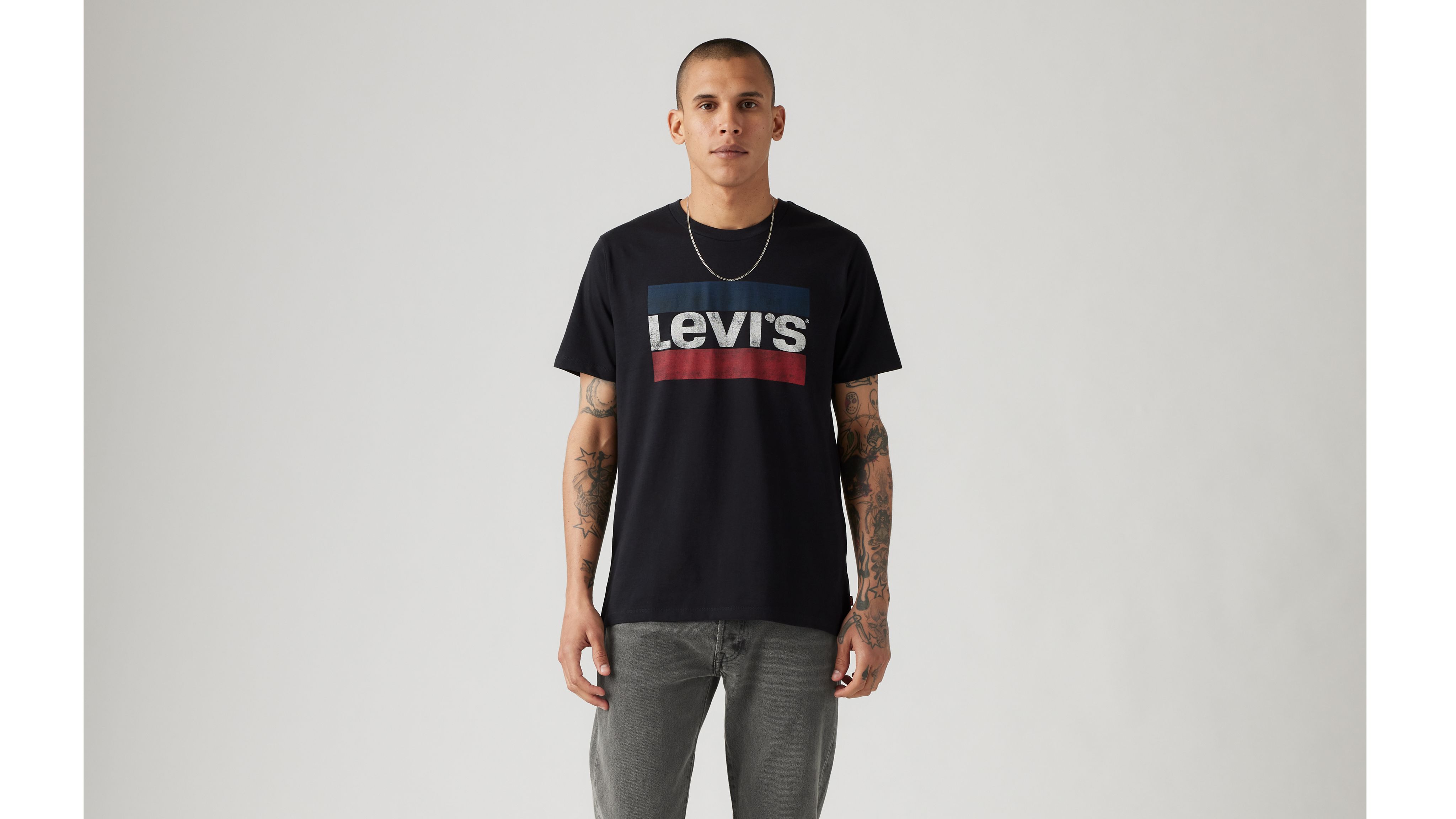 

Футболка с графическим логотипом Levi's Sportswear, цвет Black