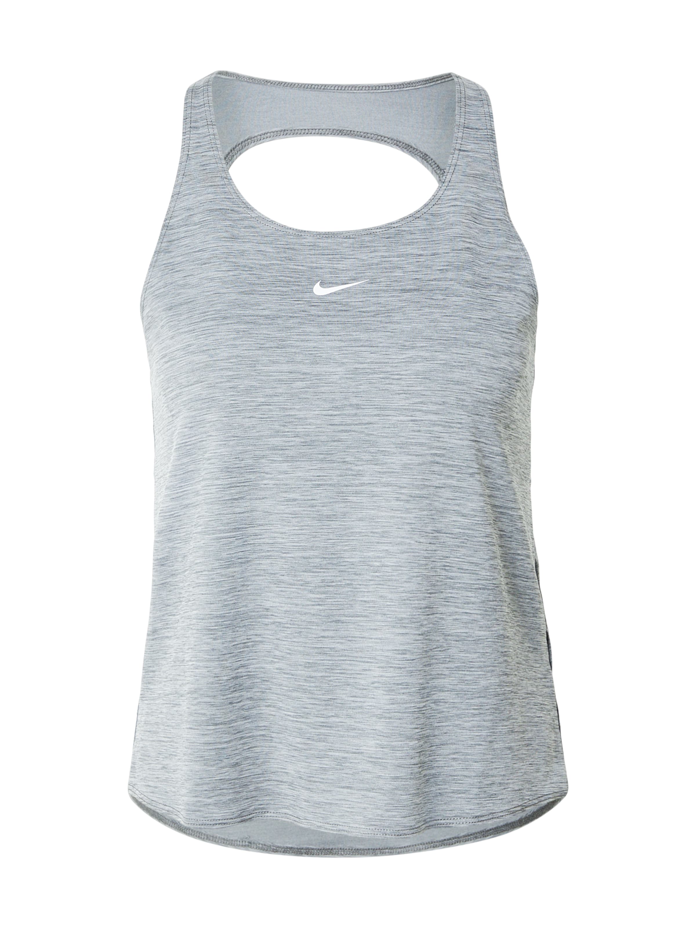 NIKE Спортивный топ в темно-сером цвете