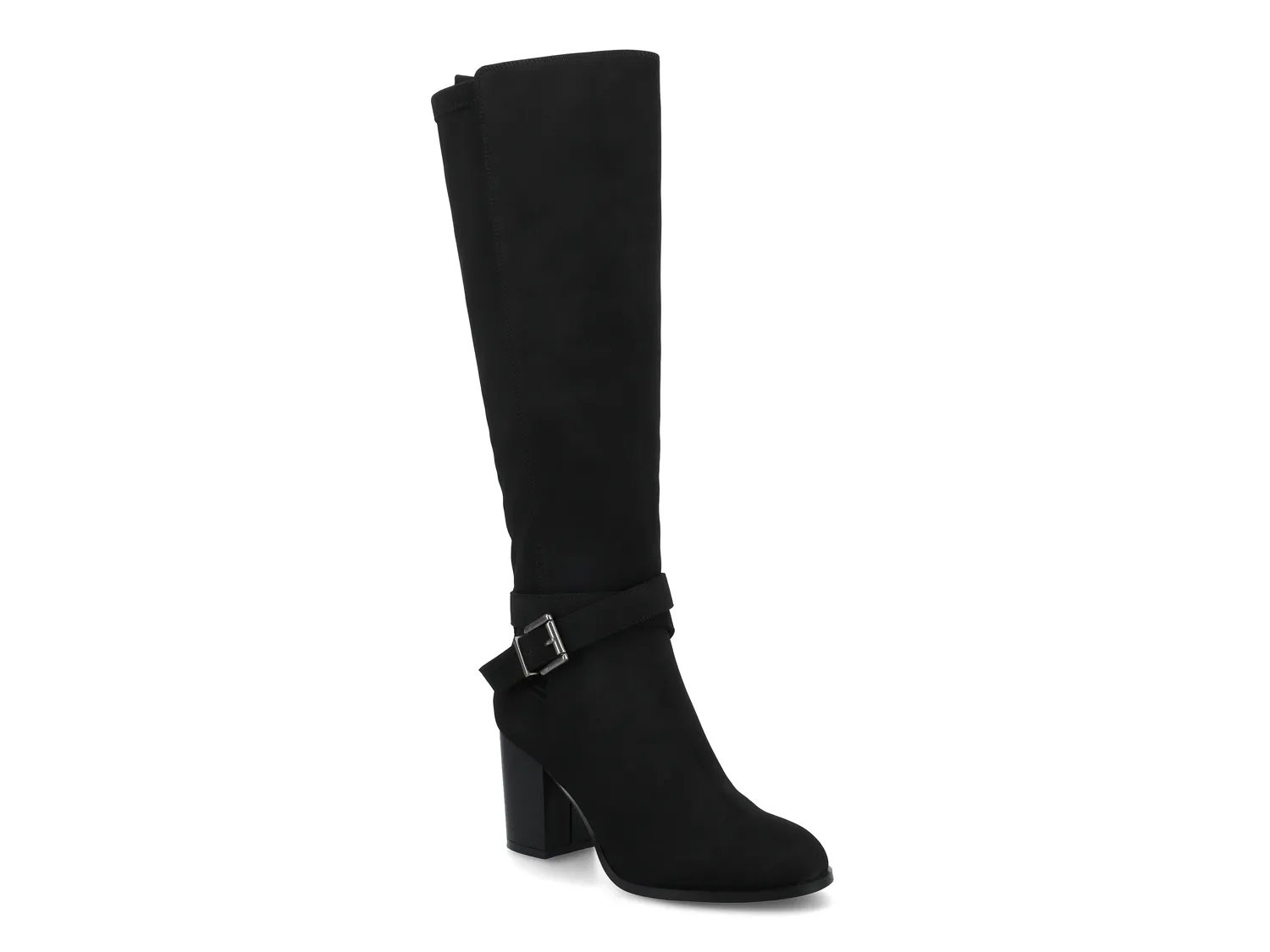 Ботинки Journee Avalonn Riding Boot, Black Faux Suede