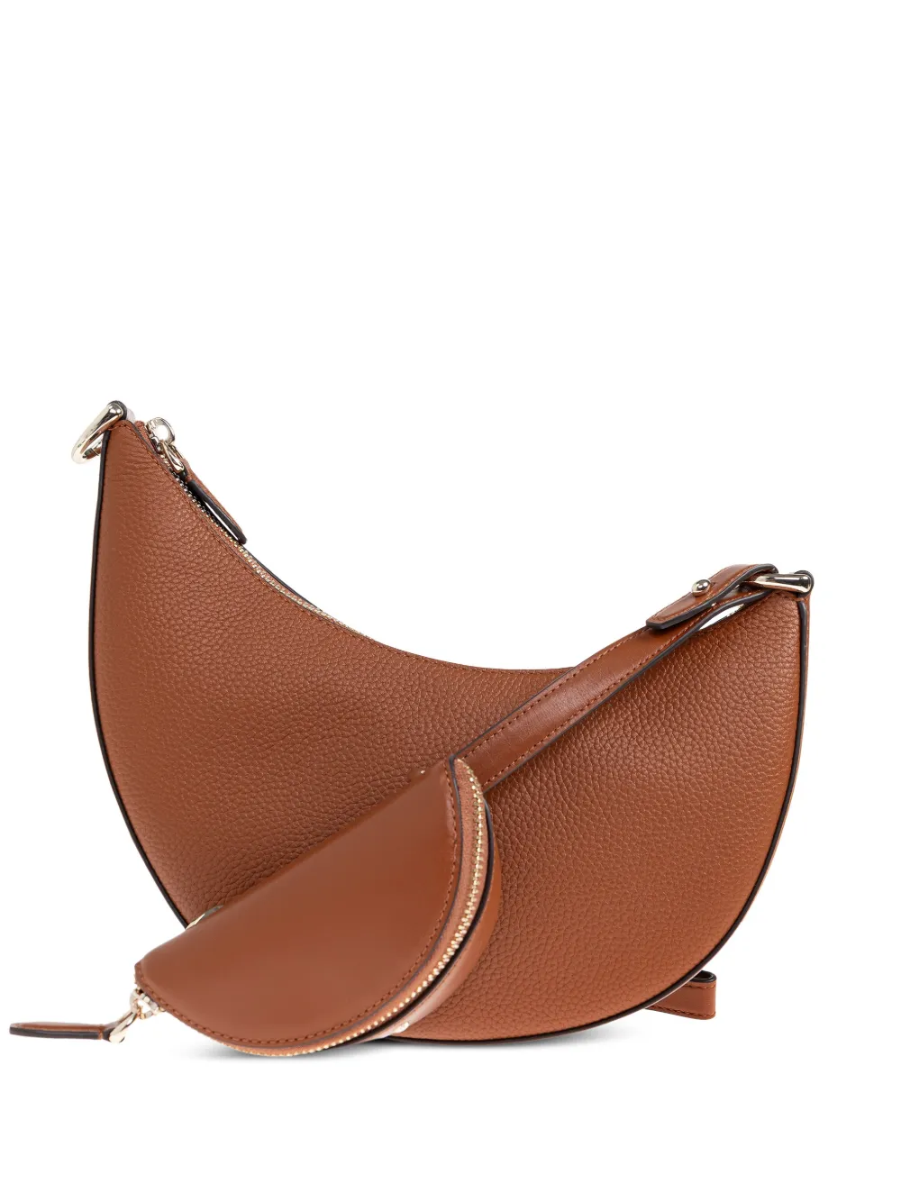 

Кожаная сумка через плечо на молнии Kate Spade, коричневый