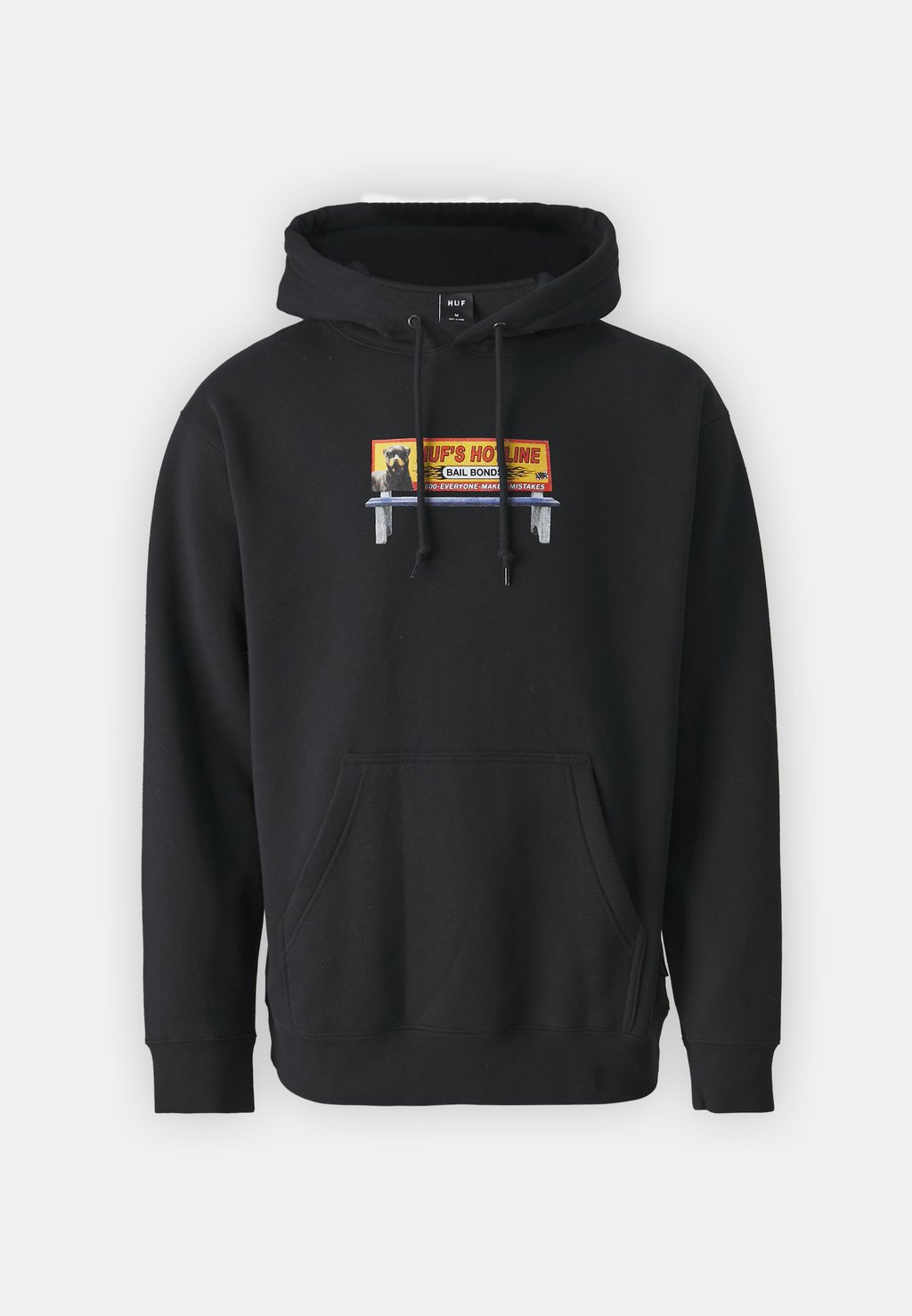 

Толстовка с капюшоном BAIL BONDS HOODIE UNISEX HUF, черный