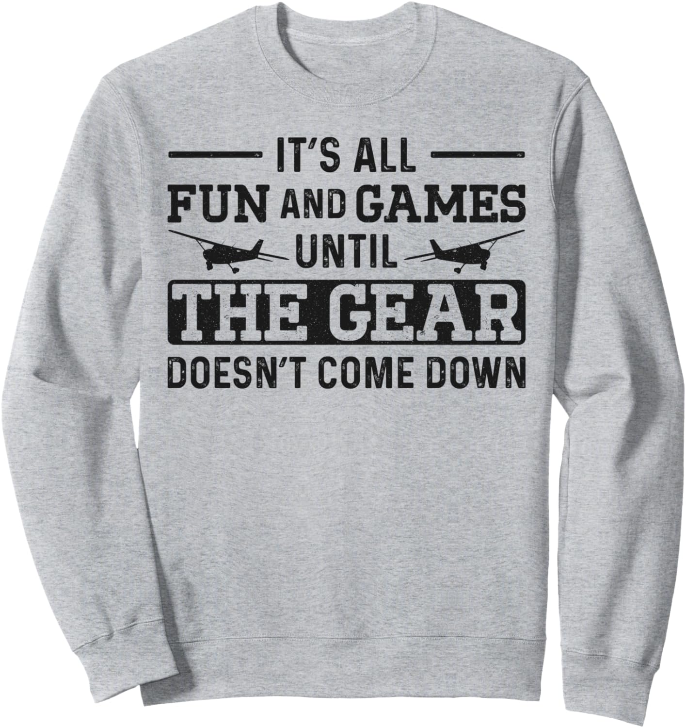 

Винтажная толстовка с надписью «Пилот самолета: Все весело и забавно, пока не появится снаряжение», серая Commercial Aircraft Aviation Plane Pilot Da0, Серый, Винтажная толстовка с надписью «Пилот самолета: Все весело и забавно, пока не появится снаряжени