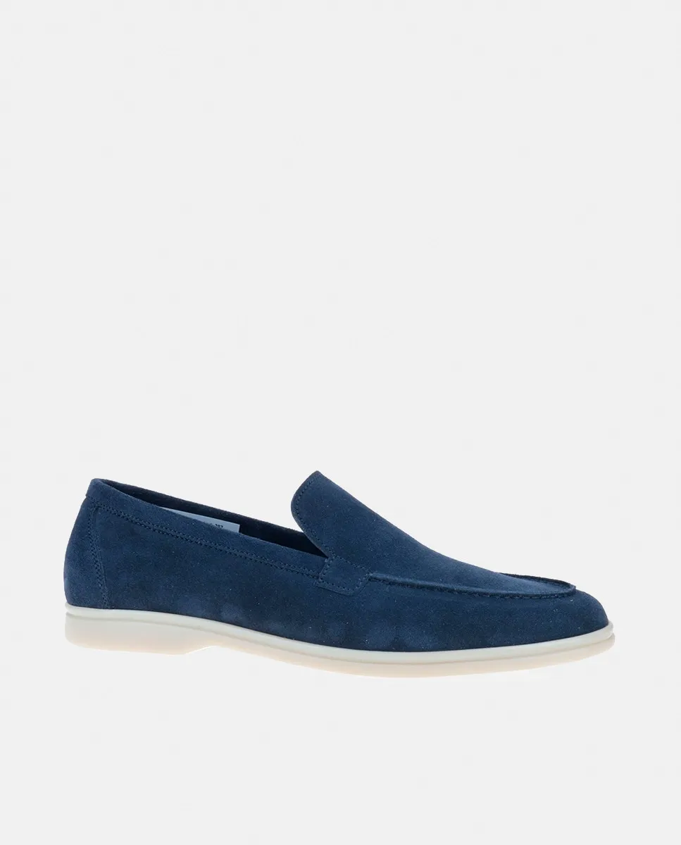

Мокасины из бежевой замши Berwick, цвет Azul Denim