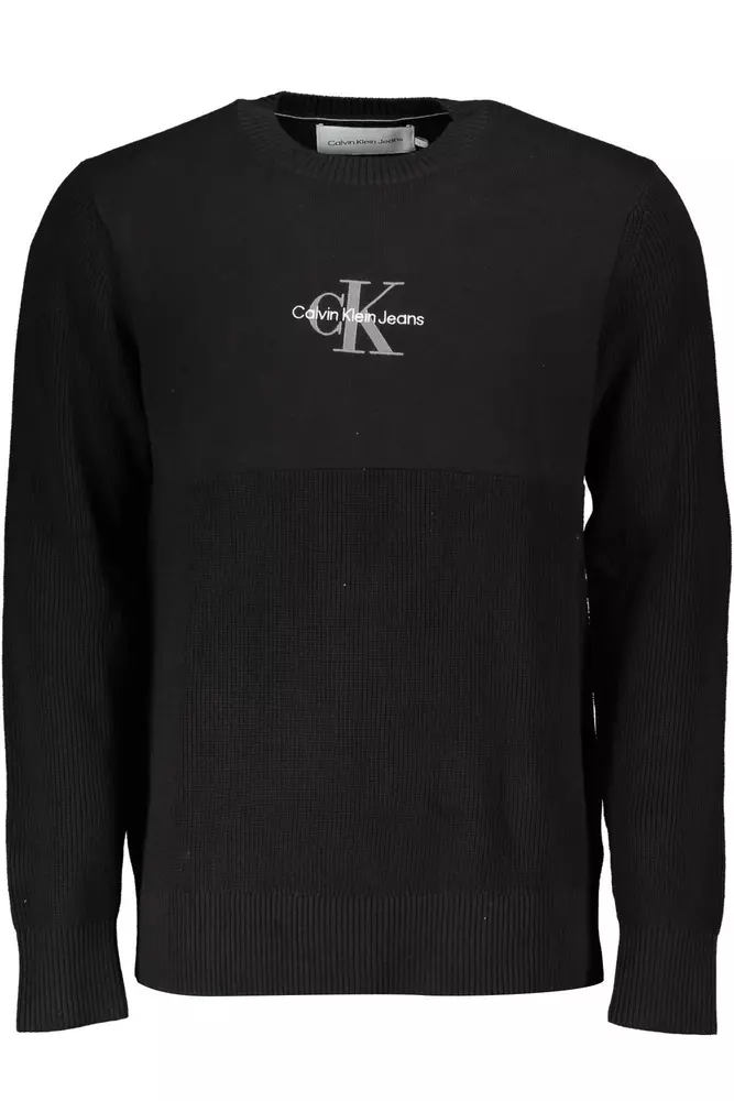 

Черная хлопковая мужская рубашка Calvin Klein