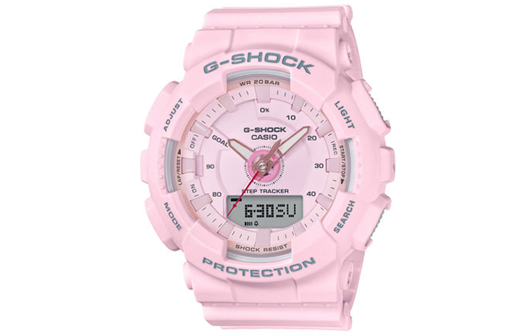 

CASIO Часы Women's Liquid Crystal/Analog Dual Display Series Pink Watch GMA-S130-4APR, Pink Watch Dial