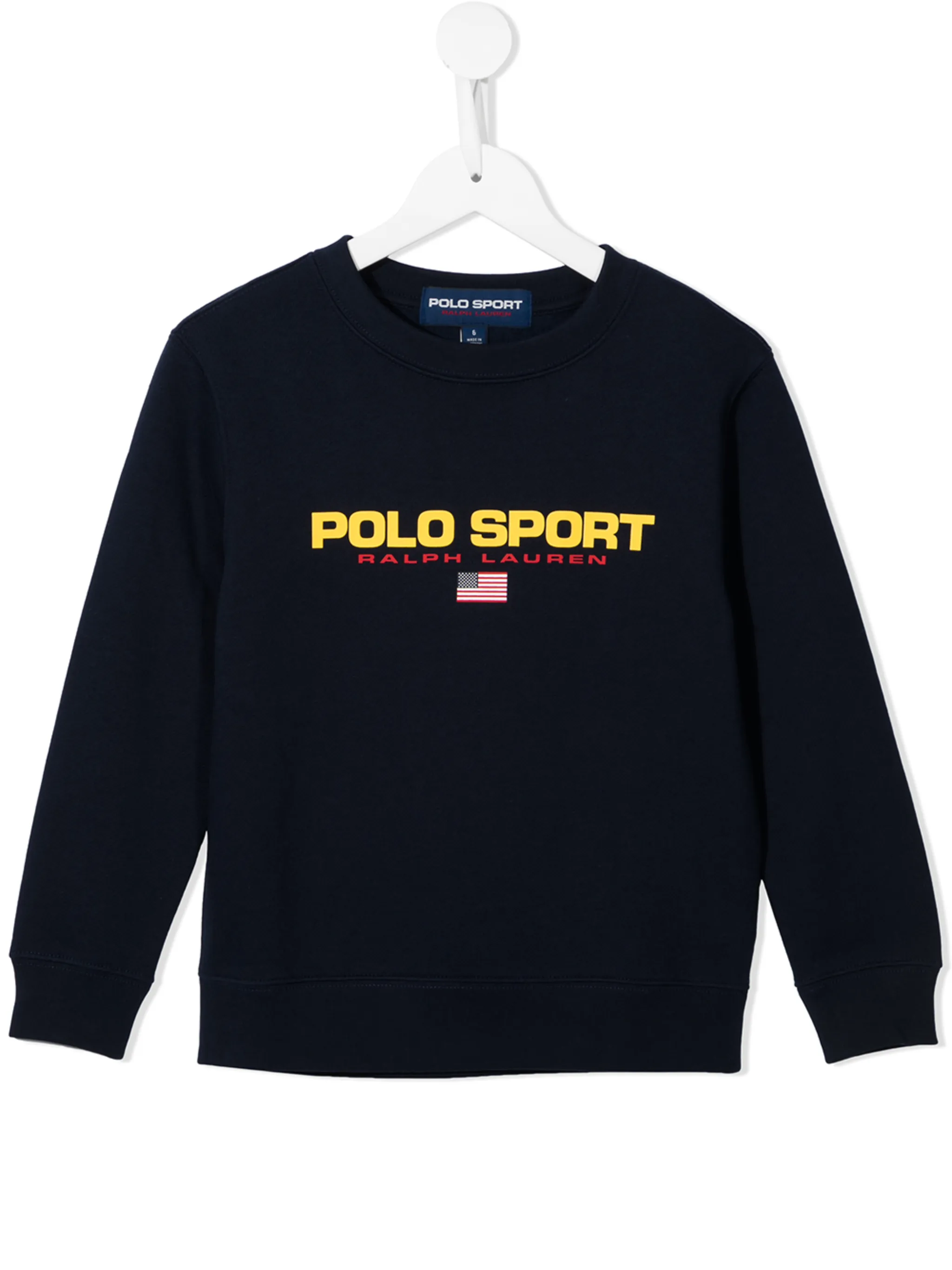 

Толстовка с логотипом Polo Ralph Lauren Kids, синий