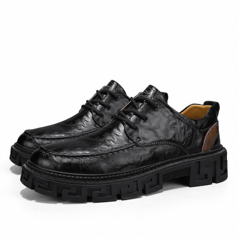 Туфли мужские Men"s Casual Men Low-Top Kangaroo Head, коричневый — фото 4
