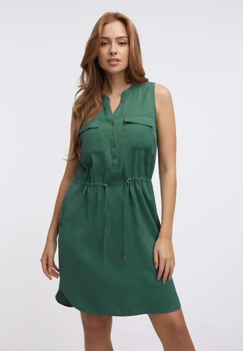 

Мини-платье в стиле рэгвир "ROISSIN", с кулиской на талии Ragwear, зеленый
