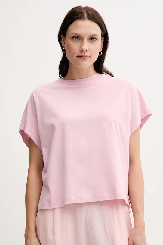 

Хлопковая футболка United Colors Of Benetton, розовый