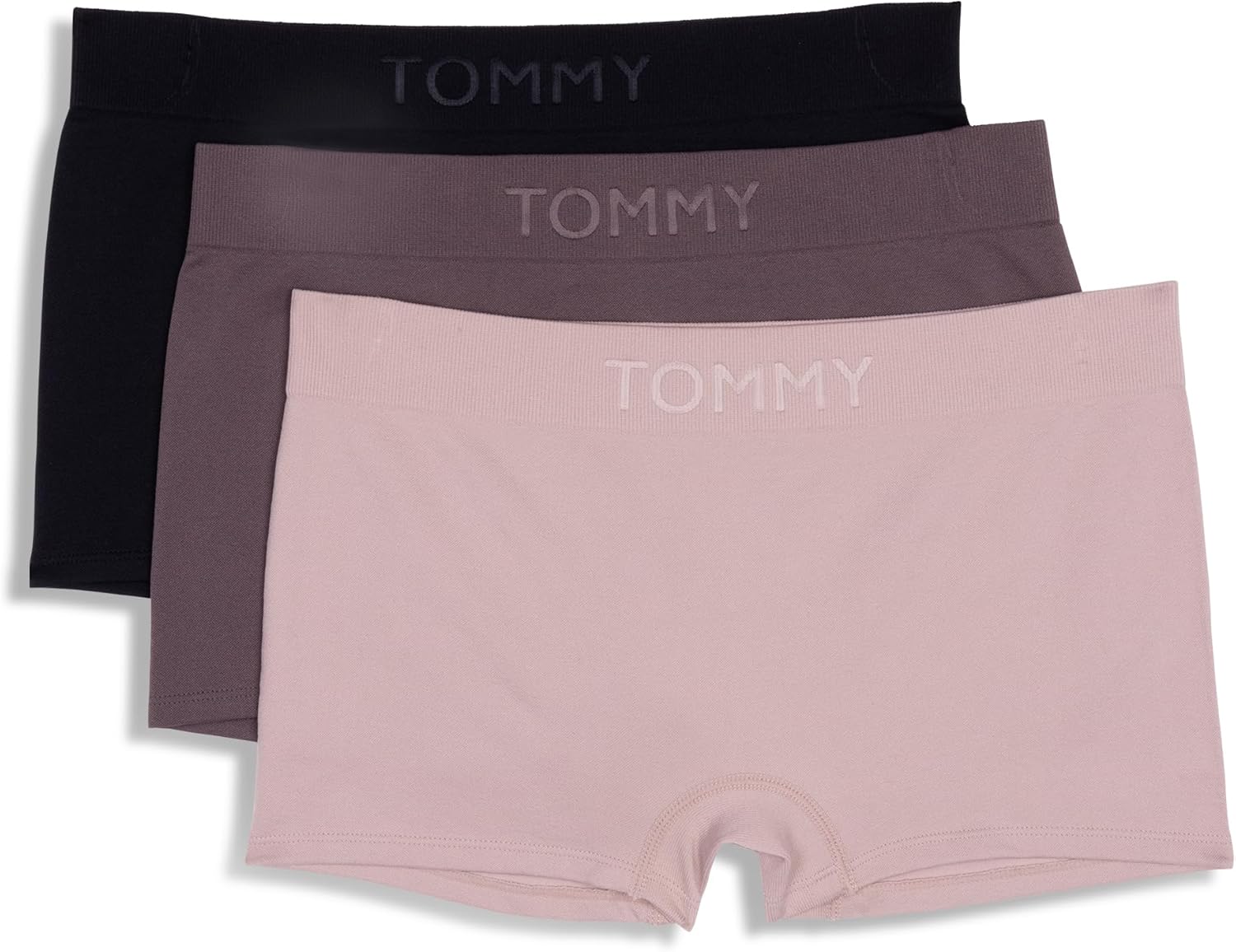 

Женские бесшовные трусики-шорты Tommy Hilfiger, упаковка 3 шт., Balanced Beige/Sparrow/Black