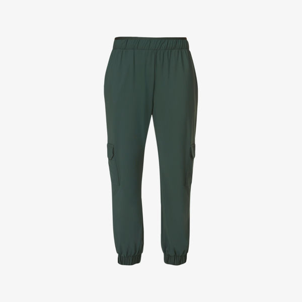 

Брюки-карго Sweaty Betty с двойной манжетой, зеленый