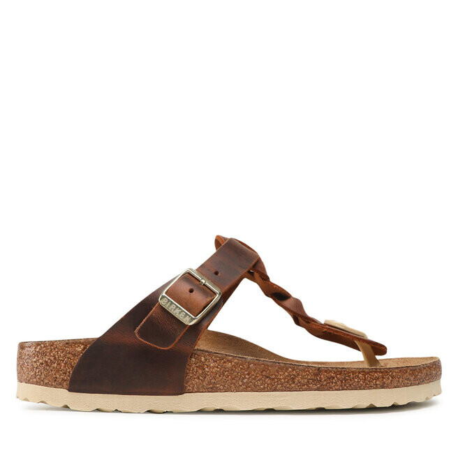 Сандалии Birkenstock Gizeh Braided 1021336 Cognac, коричневый