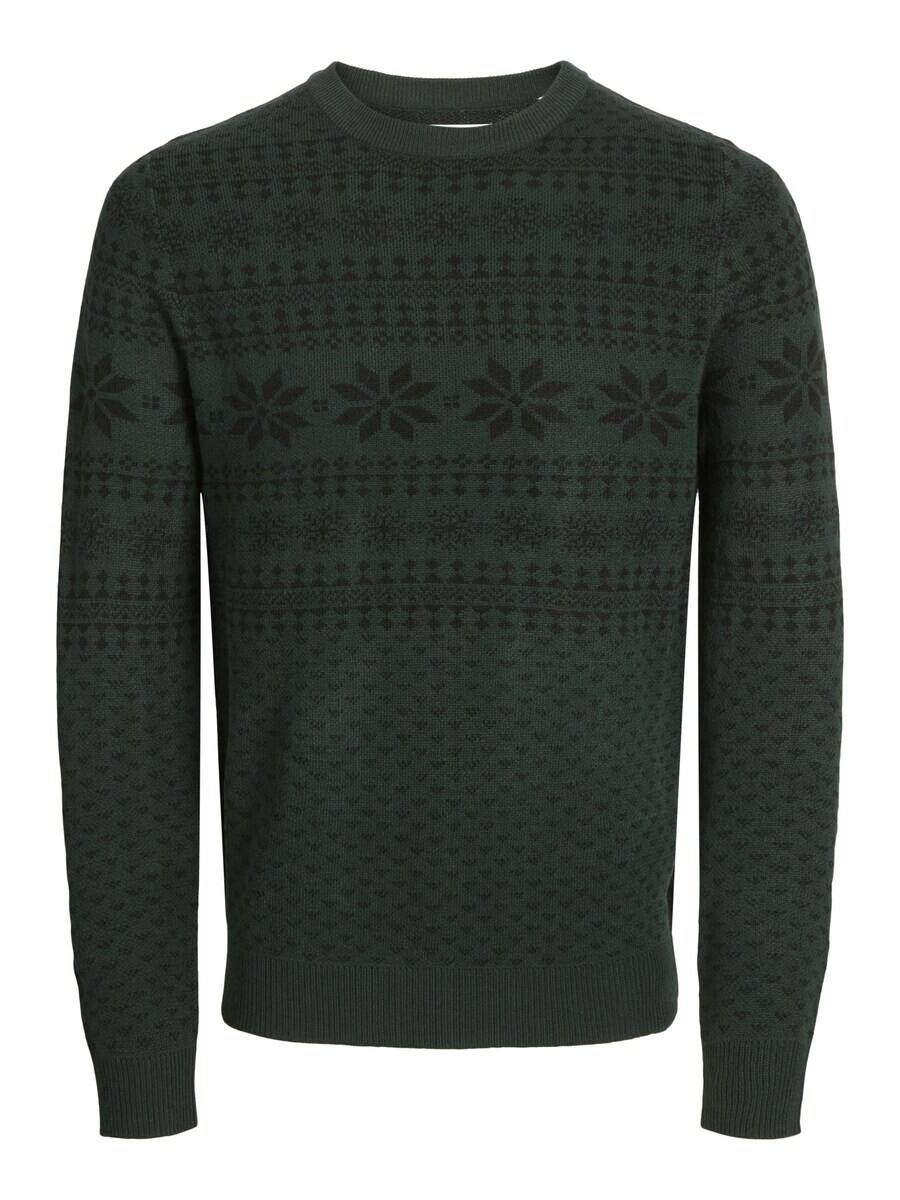 

Свитер JACK & JONES Sweater JJXmas Gabriel, цвет fir