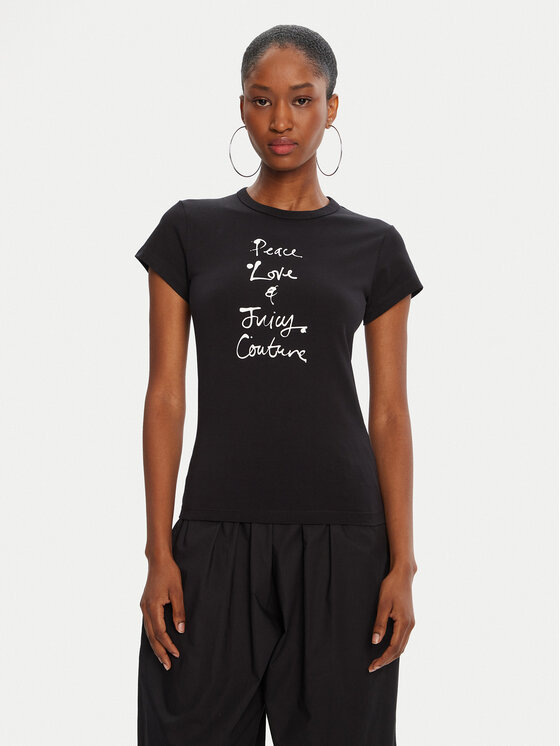 

Футболка regular fit JCNCT225458 Juicy Couture, чёрный