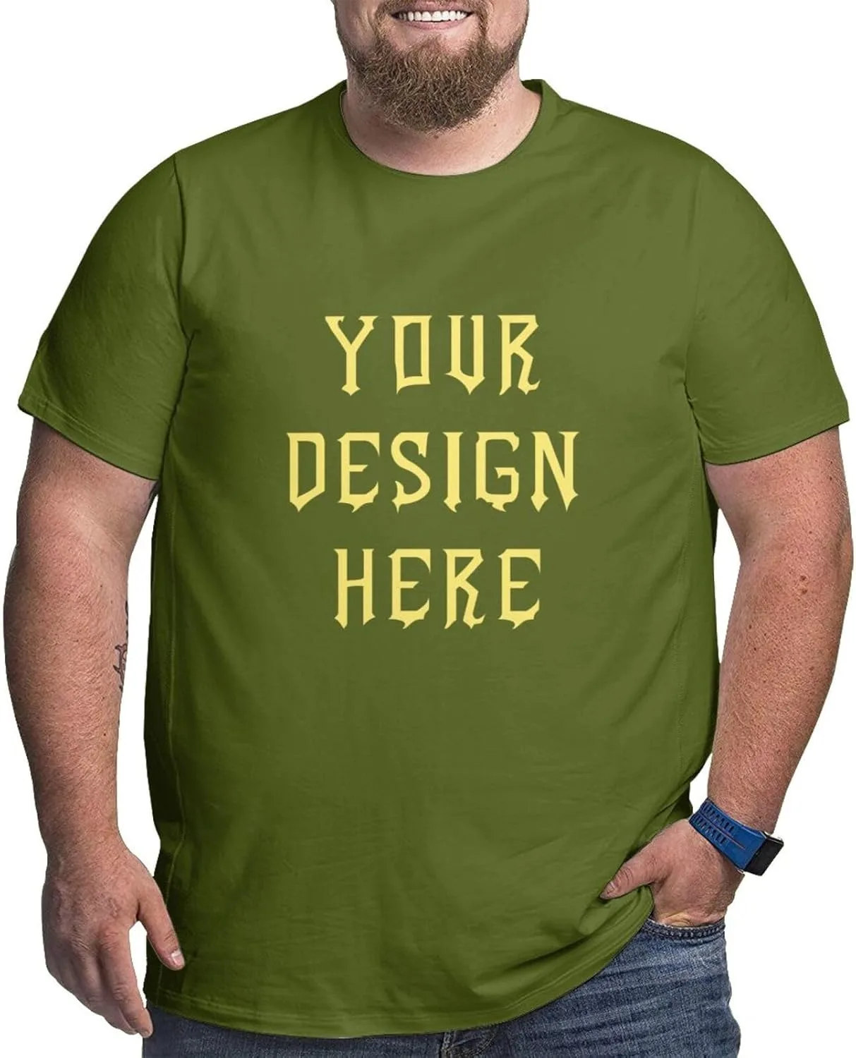 

Футболка Big and Tall для мужчин с принтом