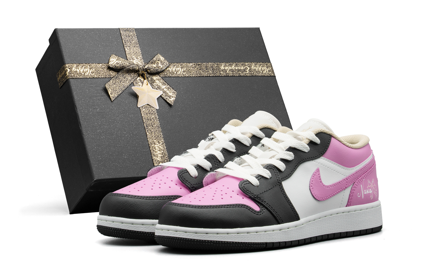 

Детские баскетбольные кроссовки Air 1 Grade School Jordan, розовый