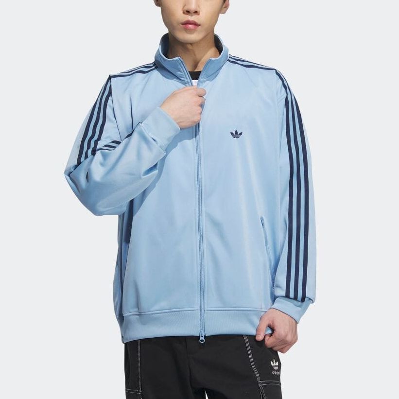 Adidas Originals Унисекс спортивная куртка, Light Blue — фото 4