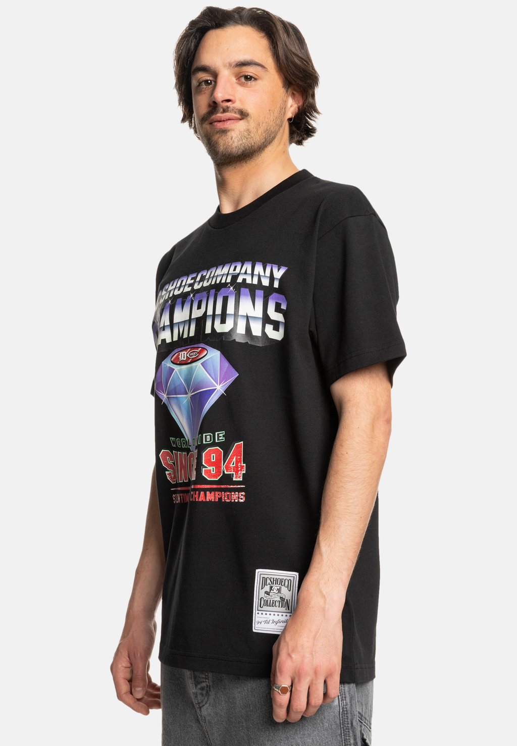 

Футболка с принтом HOME RUN DC Shoes, черный
