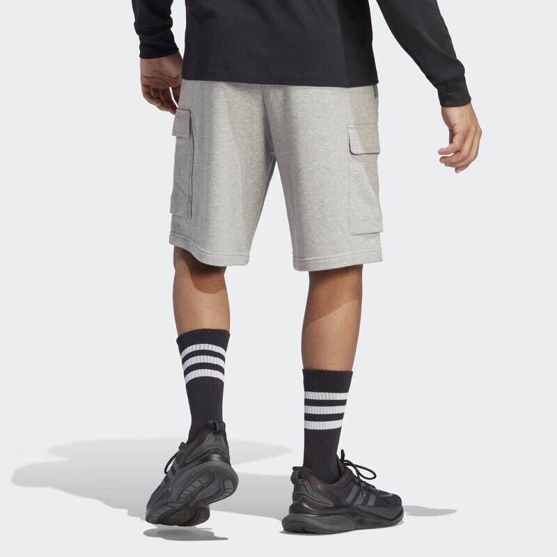 Шорты Adidas, серый — фото 3