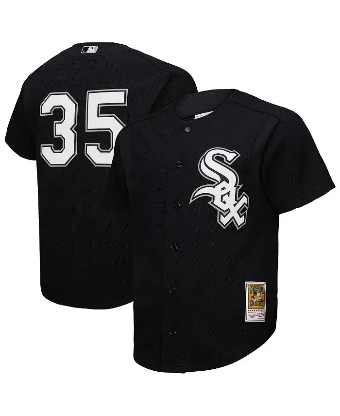 

Мужская бейсбольная майка для тренировок Frank Black Chicago White Sox (аутентичная) Mitchell & Ness