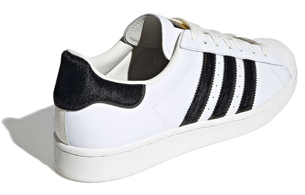 Кроссовки оригинальные суперзвезды обувь Adidas, черный — фото 4