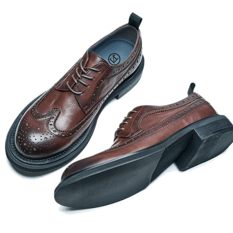 Туфли DIENGRLEY Dress Shoes Men Low-Top, черный — фото 3