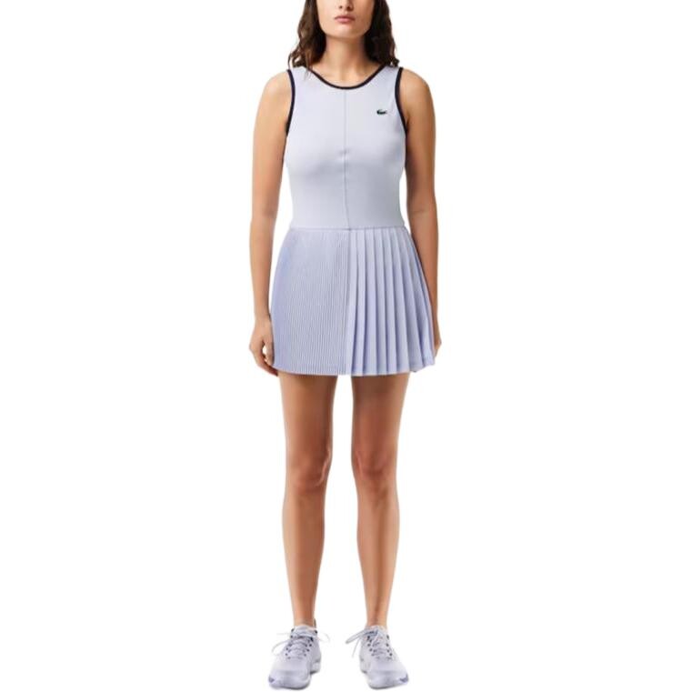 Костюм юбочный женский Lacoste, светло-голубой и темно-синий — фото 2