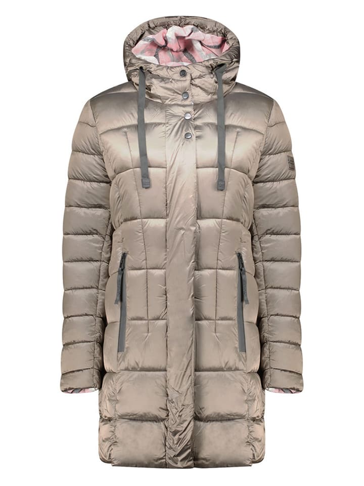 

Geographical Norway Стеганое пальто "Bulli" бежевого цвета