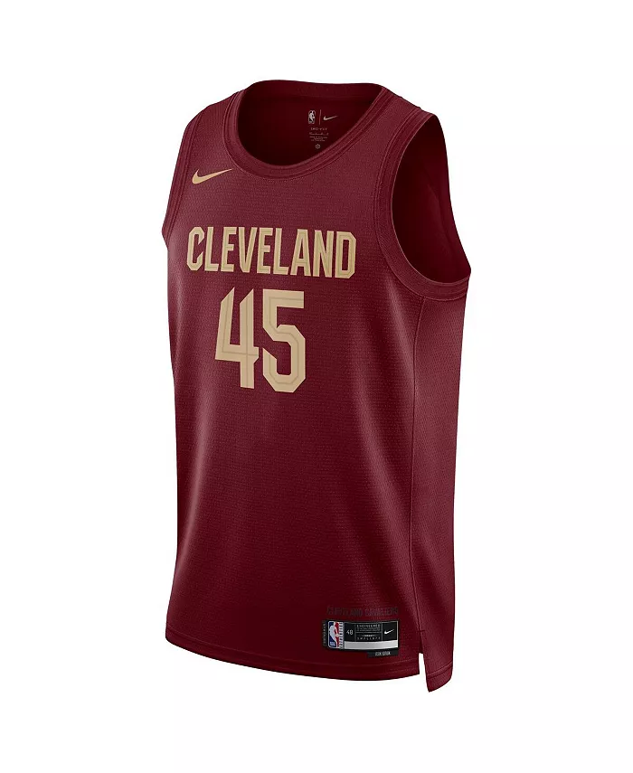 Мужская и женская баскетбольная майка Donovan Mitchell Cleveland Cavaliers Swingman Nike, красный — фото 3