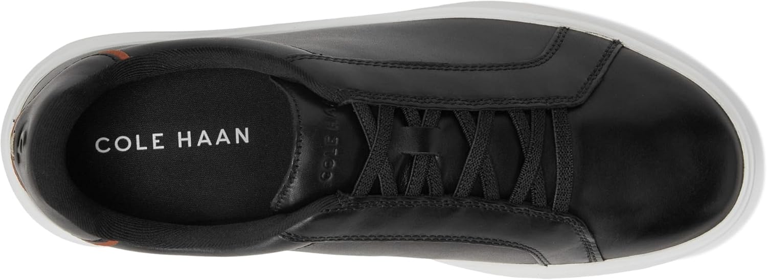 Мужские слипоны Cole Haan Grand Crosscourt с дневной шнуровкой, слоновая кость/черный — фото 2
