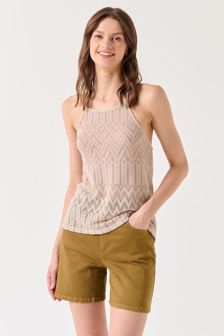 

Топ с бретелями на шее Jimmy Key, бежевый