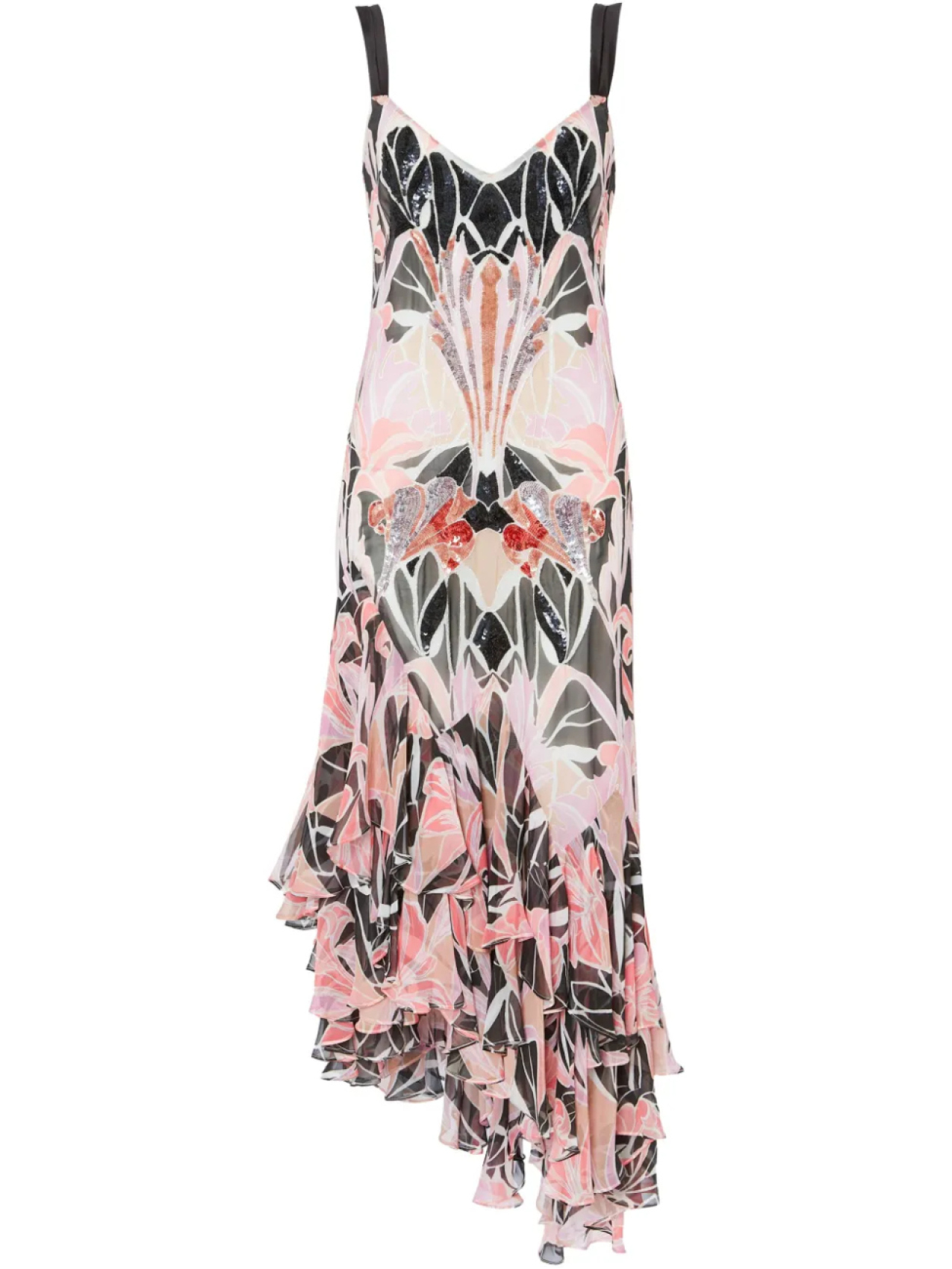 

Платье Alani с оборками Temperley London, розовый