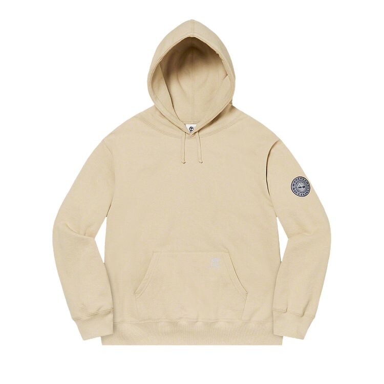 

Толстовка Supreme x Timberland Hooded Sweatshirt Taupe, желто-коричневый