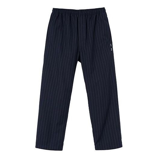 

Брюки x cdg pin striped beach pant 'navy' Stussy, синий