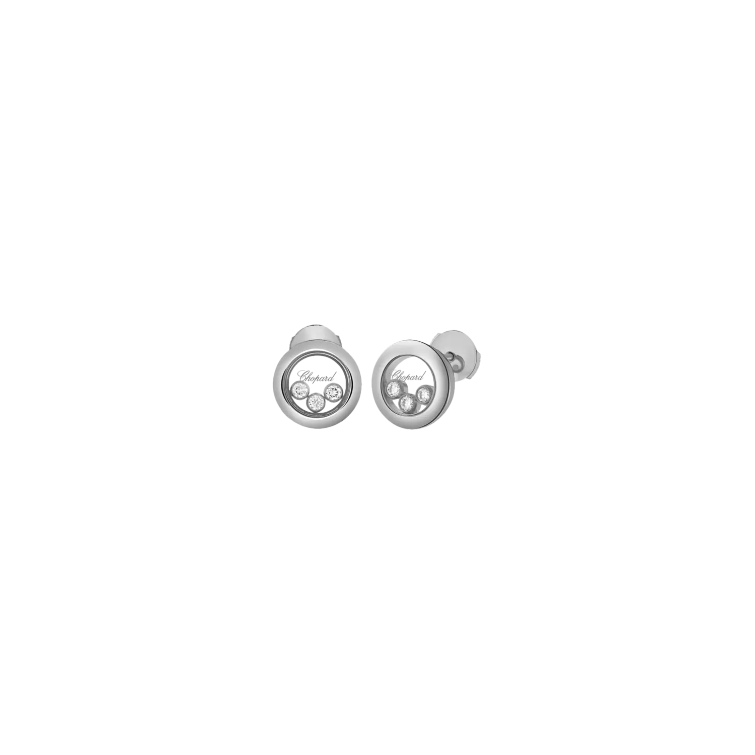

Серьги happy diamond из белого золота с бриллиантами Chopard