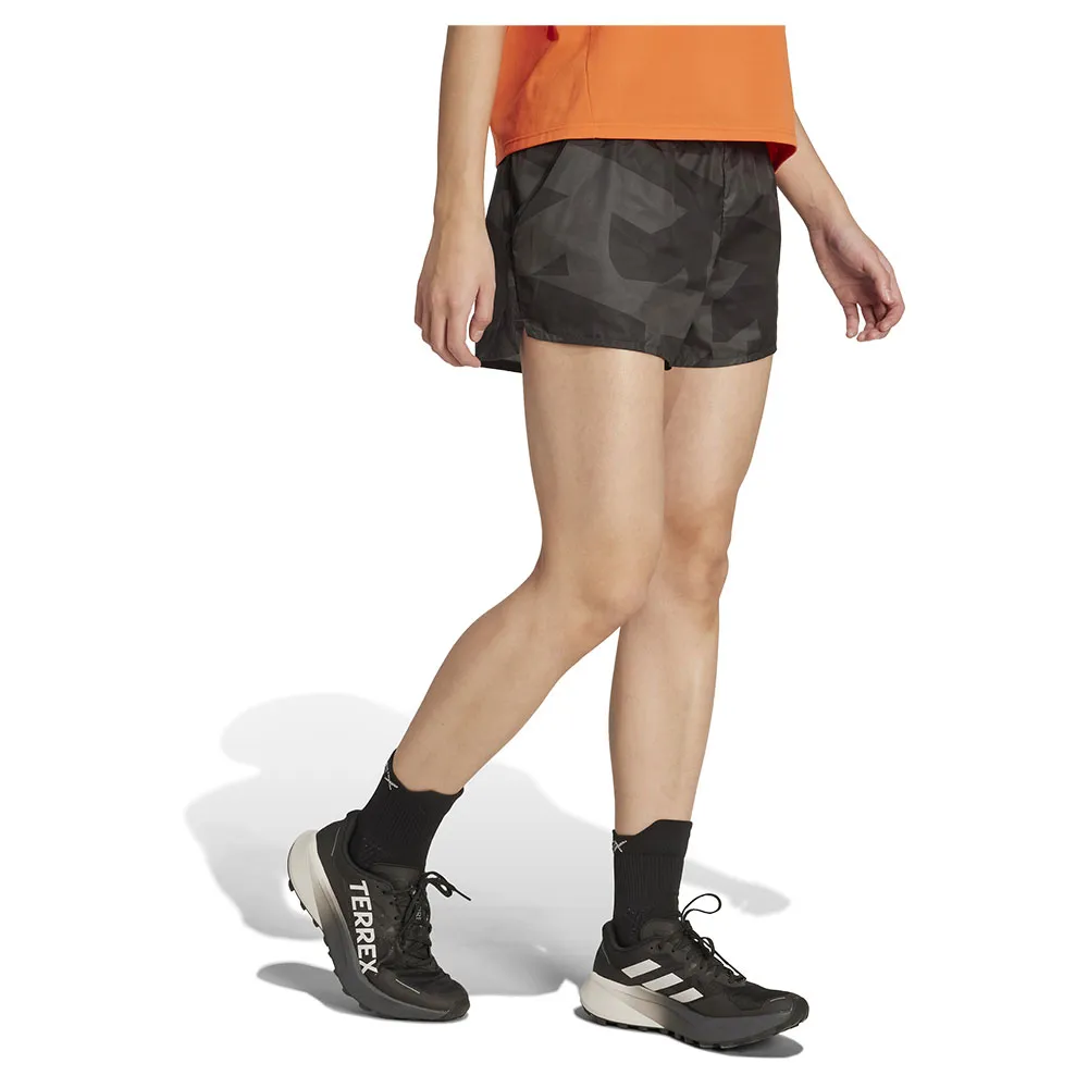 Шорты adidas Terrex Multi Light Printed 5´´, черный — фото 4