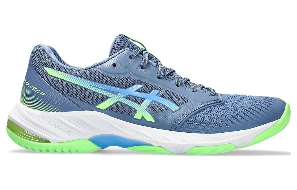 Мужские баллистические тренировочные кроссовки Asics Gel-Netburner, Blue with White Lettering — фото 2
