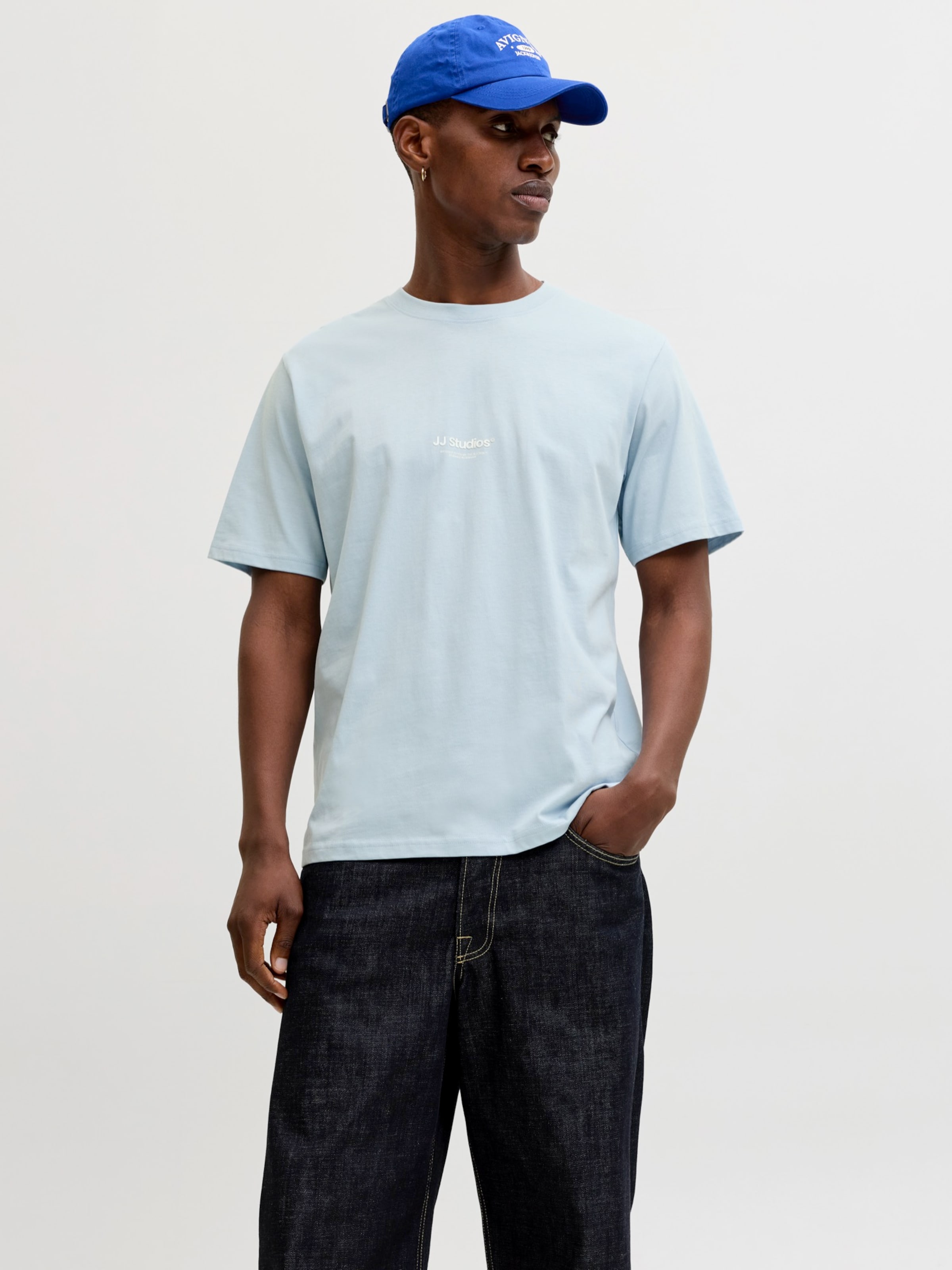 

JACK & JONES Футболка 'JJESoho' в светло-голубом цвете