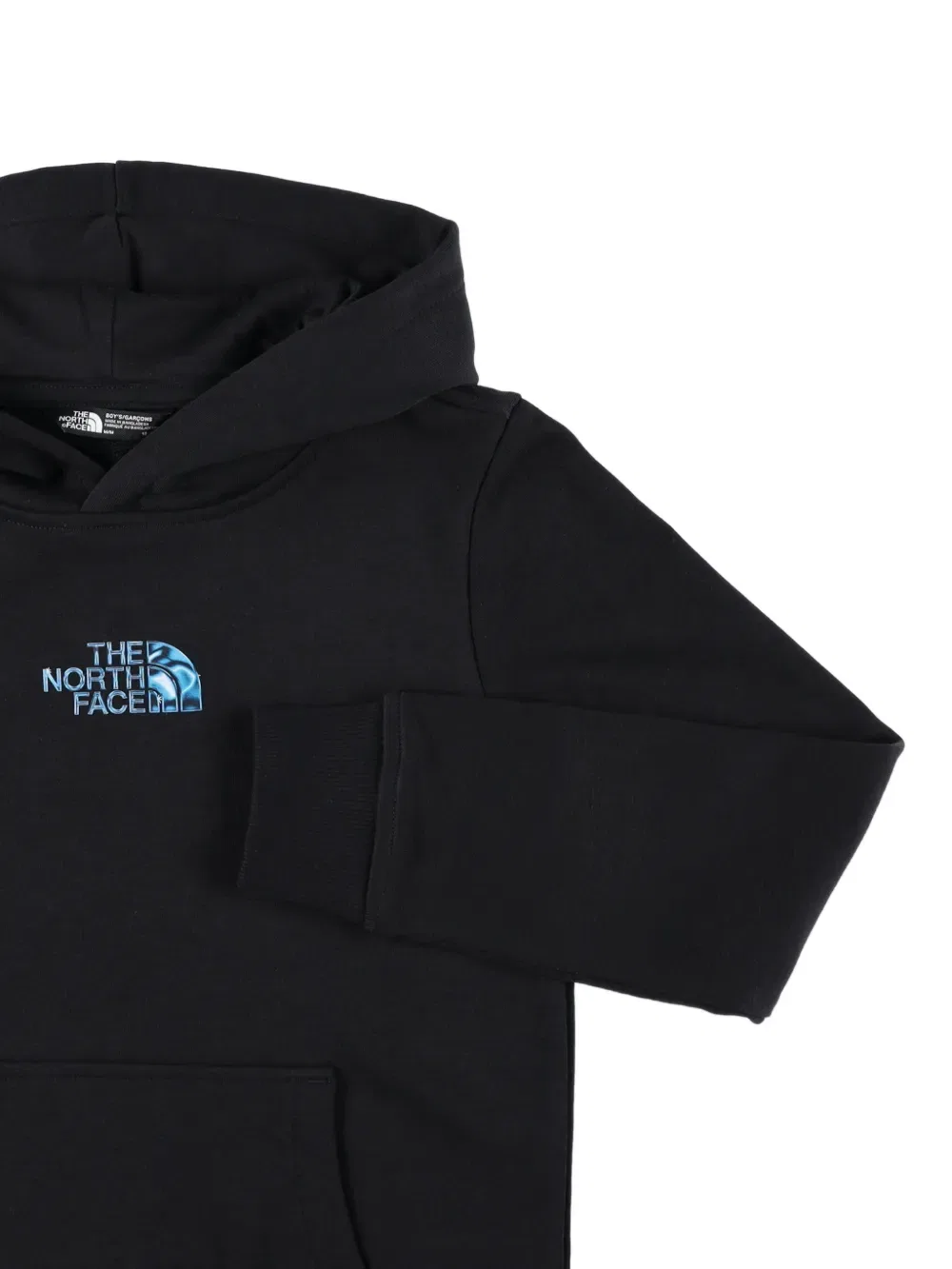 Толстовка с логотипом из флиса The North Face Kids, черный — фото 3